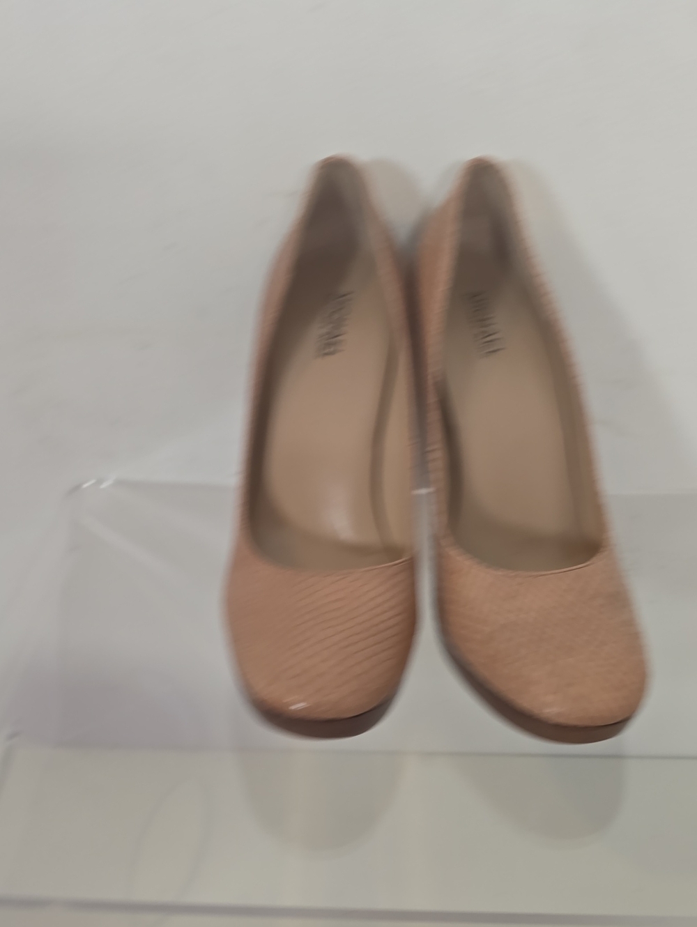 Michael Kors Nude Pink Textured Heels